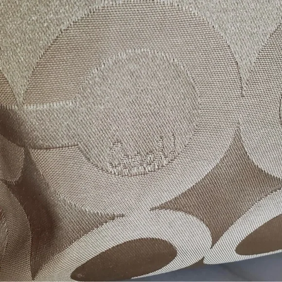 Coach Mia Op Art Beige Gold Shoulder Bag 15758 - Picture 9 of 16